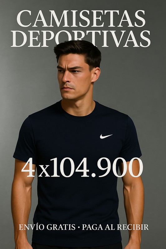 Camisetas Deportivas - Pack 4 x 104.900
